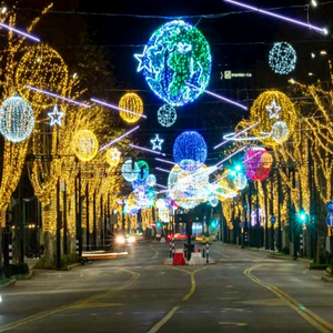 Décoration lumineuse LED de Noël 2D pour l'extérieur, motif de rue, pour les places, les parcs et les décorations de rues festives - Product Image 6