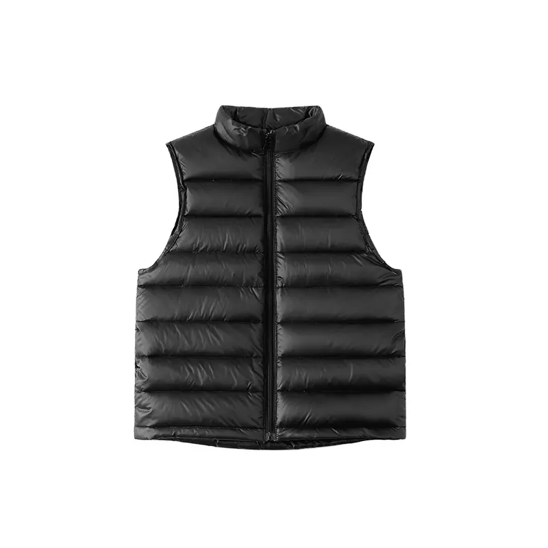 custom kids warm winter sleeveless puffer vest children boys and girls