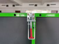 Table d'entraînement de football C-TOP ZT-0056 verte avec pieds en Z et plateau en MDF/WPC