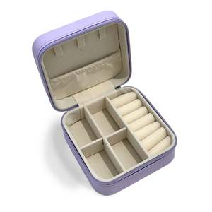 SUNDO-Caja de almacenamiento de joyas hecha a mano, caja organizadora de viaje, embalaje de regalo, mini anillo colgante - Product Image 3