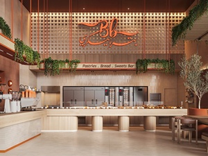 Mostrador de Panadería Personalizado, Vitrina Moderna para Cafetería con Iluminación LED para Exhibición de Pan y Pasteles - Product Image 4