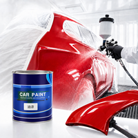 Option de finition bleu vif personnalisée, peinture automobile couleur unie 1K, correspond à plusieurs tons originaux courants des constructeurs automobiles
