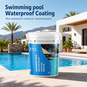 <span class=keywords><strong>Peinture</strong></span> <span class=keywords><strong>acrylique</strong></span> professionnelle à séchage rapide, haute densité, imperméable, pour la réparation et l'entretien des piscines - Product Image 2