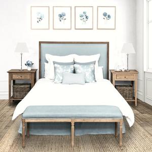 Testiera per Letto in Schiuma Morbida Stile Contemporaneo Personalizzata con Borchie per <span class=keywords><strong>Letti</strong></span> Singoli e <span class=keywords><strong>Matrimoniali</strong></span> per Arredamento Casa - Product Image 1