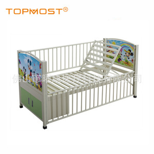 Cama de Hospital Pediátrica Yao Kang, Color Rosa, Manual, de Una Manivela, Diseño de Dibujos Animados, para Uso Hospitalario Infantil - Product Image 2