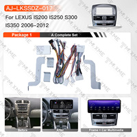 Écran tactile de navigation automobile de 12,3 pouces pour Lexus IS250 2006-2012, lecteur multimédia automobile sans fil Carplay, cadre de garniture
