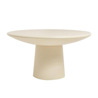 Table basse ronde en fibre de verre de Style nordique moderne avec Table en marbre Basse pour Bar Salon Salon Meubles