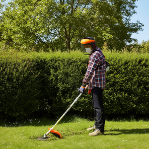 Cortasetos a gasolina con cuchilla de 12 pulgadas, herramienta de jardín multifuncional para el mantenimiento del patio - Product Image 2