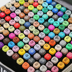 Rotuladores <span class=keywords><strong>de</strong></span> Doble Punta a Base <span class=keywords><strong>de</strong></span> Aceite <span class=keywords><strong>para</strong></span> Dibujo Artístico, 80 Colores, en Bolsa <span class=keywords><strong>de</strong></span> <span class=keywords><strong>Tela</strong></span> Negra <span class=keywords><strong>para</strong></span> Estudiantes, Personalizables, Superventas - Product Image 6