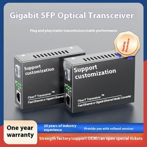 Gigabit SFP thu phát quang 10/100/1000M 1 quang 4 điện khe cắm sợi RJ45 Ethernet phương tiện truyền thông chuyển đổi - Product Image 5