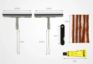 Kit de Reparación de Pinchazos de Neumáticos Totalmente Metálico, Tiras de Reparación de Alta Resistencia para Automóviles, Camiones y SUV - Product Image 6