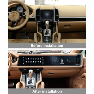 Navihua New Design Android Car Radio Dual Screen CarPlay Multimedia <b>Player</b> GPS for Porsche Cayenne 2010-2017 Upgrade to 2024 - Product Image 5