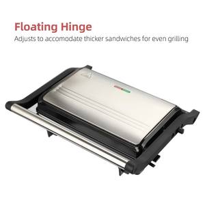 Tostapane elettrico antiaderente senza fumo con manico per pressa per la salute - Product Image 4