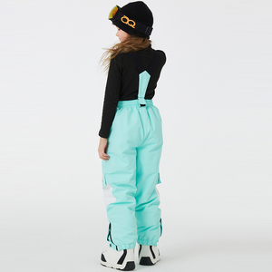 Pantalones de esquí impermeables para niños de 4 a 12 años, pantalones cálidos de esquí y snowboard para niños y niñas para deportes al aire libre - Product Image 4