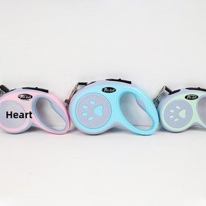 Nieuwe stijl fabrieksdirecte verkoop buiten hondenriem automatisch intrekbaar verstelbaar voor kleine en middelgrote honden met pootafdruk hart - Product Image 4