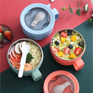 Contenitore per contenitori per pranzo contenitore per tagliatelle istantanee in acciaio inossidabile tondo <span class=keywords><strong>a</strong></span> <span class=keywords><strong>vite</strong></span> per adulti - Product Image 6