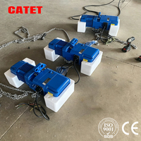 Grue à chaîne électrique à fonctionnement stable avec télécommande radio pour les travaux de levage en atelier de production, palan électrique