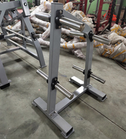 Équipement de fitness commercial de haute qualité en gros, support de rangement, accessoires de salle de sport, support de rangement pour plaques de poids, machine de rangement de poids de luxe