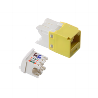 CAT6 UTP RJ45 Modular CJ688TGYL RJ45 Keystone Jack Ethernet RJ45 Conector
