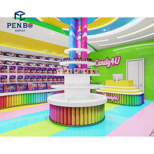 Comptoir de confiserie pour <span class=keywords><strong>boutique</strong></span>, design de <span class=keywords><strong>boutique</strong></span> de bonbons, étagère pour magasin de bonbons - Product Image 5