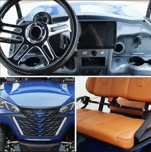 Electric <b>Golf</b> Carts 4-Wheel 200W/400W 300kg Load Capacity 24km/h Speed Rechargeable Lithium Battery - Product Image 2