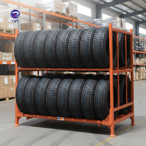 Estantes Apilables y Plegables para Neumáticos, Resistentes, para la Industria de Neumáticos, Almacenes y Talleres - Product Image 1