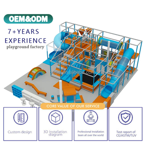 Grande aire de jeux intérieure avec équipements de jeu souples pour enfants, y compris une piscine à balles pour les zones de jeux des centres commerciaux - Product Image 3