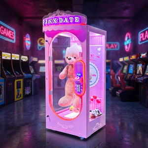 Doll Catcher Pink Date Coin Operated Prize Redemption Arcade <b>Machine</b> Commercial <b>Amusement</b> Equipment for Family Entertainment - Product Image 5