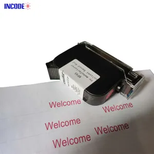 Cartucho de tinta para impresora de inyección de tinta TIJ, tinta de secado rápido a base de agua, a base de solvente, blanco, negro, azul, rojo, Invisible