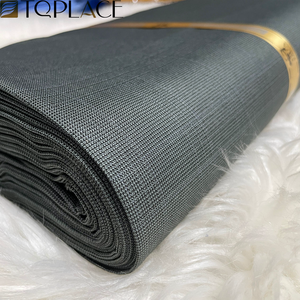 Tela de Alta Calidad para <span class=keywords><strong>Trajes</strong></span> de <span class=keywords><strong>Hombre</strong></span>, 5 Yardas, Ropa Nigeriana para <span class=keywords><strong>Hombre</strong></span>, Tela de Malla para Fiestas - Product Image 2