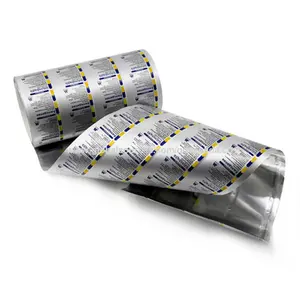 Folha de alumínio personalizada impressão PTP Folha de alumínio para uso farmacêutico