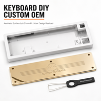 Boîtier et plaque de clavier mécanique DIY sur mesure, service de fraisage CNC personnalisé, impression sur pièce OEM