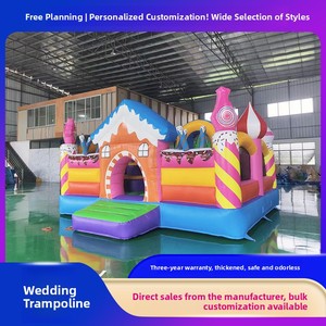 Château gonflable pour le commerce extérieur, petit toboggan intérieur et extérieur, trampoline, lit <span class=keywords><strong>de</strong></span> saut pour enfants à domicile, équipement <span class=keywords><strong>de</strong></span> divertissement - Product Image 1