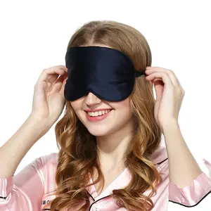 Haut freundliche schlafende Eye shade Satin Silk Sleep Eye Mask für unterwegs