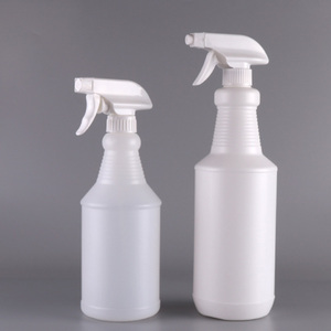 <span class=keywords><strong>Bouteille</strong></span> pulvérisatrice vide en plastique HDPE couleur naturelle, 32 oz, 24 oz, 16 oz, résistante aux produits chimiques, professionnelle, robuste - Product Image 3