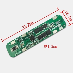 18650 4S 14.8V 16.8V แบตเตอรี่ลิเธียมบอร์ดป้องกัน 5A 10A 12A กระแสเกินการชาร์จและการคายประจุอุปกรณ์เสริมแบตเตอรี่ - Product Image 4