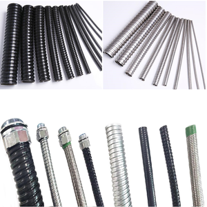 Tube ondulé de protection de fil d'acier galvanisé assez résistant 3/4 ''tuyau flexible de conduit en métal - Product Image 5