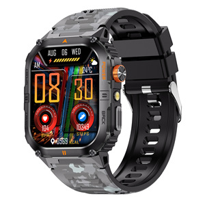 Nuovi Prodotti di Tendenza 2026: Smartwatch YK12 da Uomo con Display TFT da 2.01", Torcia, Monitoraggio Frequenza Cardiaca e Pressione Sanguigna, IP68, Chiamate, Musica e Funzioni Sportive - Product Image 5
