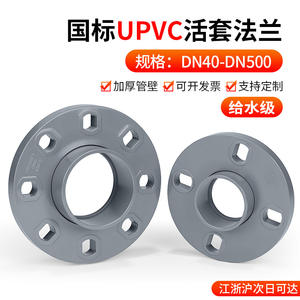 Conexión de tubería Rongsheng de PVC-U con brida suelta y brida dividida para suministro de agua y plomería - Product Image 5