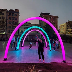 Luces LED RGB Tubulares a Prueba de Agua IP65, con Control Remoto, para Interiores y Exteriores, Luces de Pilar de Plástico para Jardín, Venta al Por Mayor - Product Image 3