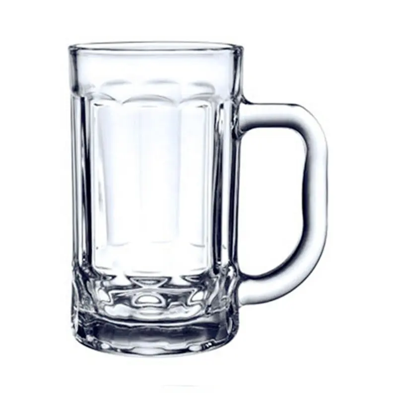 Chope à bière par sublimation verre dépoli verre à bière personnalisé sprint verre à boire transparent pour bière lait