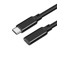 Kebaolong Typ-C Stecker auf Buchse Verlängerungskabel, USB3.2 Docking-Festplattenkabel für 4K-Bildschirmprojektion und Datenübertragung