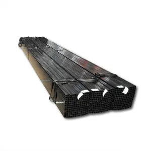 1 inch square iron pipe/ black square tube/ square steel profile