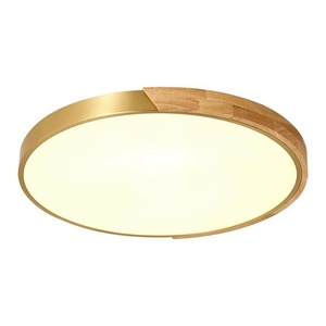 โคมไฟเพดาน LED ทองแดงทั้งหมด สไตล์จีนใหม่ บางเฉียบ ทันสมัย เรียบง่าย สร้างสรรค์ สำหรับทางเข้า ระเบียง ห้องรับประทานอาหาร ห้องนอน - Product Image 1