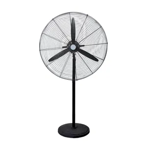 Big Power Pedestal Fan Pedestal Standing Fan Industrial Fans High Speed Industrial Metal Black Motor FREE Standing AC 220V FV41