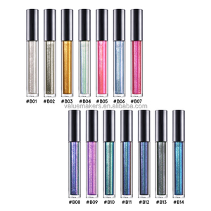Máscara de Pestañas Holográfica Brillante con Destellos de Diamante, Libre de Crueldad Animal, de Larga Duración, Colores de Lujo Cambiantes, Máscaras Populares para Maquillaje de Ojos - Product Image 4