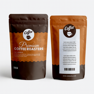 Sacs d'emballage personnalisés pour grains de café, sachets à fermeture éclair à fond plat en aluminium pour café, imprimés sur mesure - Product Image 5