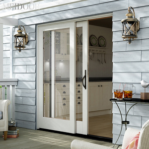 باب جرار زجاجي غير مرئي يُثبت في حائط غرفة المعيشة أو الحمام مزجج لتوفير الطاقة مع إطار من الألومنيوم حراري للفيلات - Product Image 3