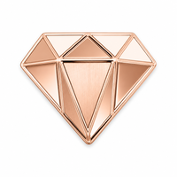 Badge en métal Baby Three avec impression de logo, en alliage de zinc émaillé, pour articles promotionnels et événements