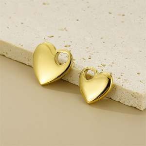 จี้สร้อยคอรูปหัวใจทำจากสแตนเลสอุปกรณ์เสริมเครื่องประดับ - Product Image 4